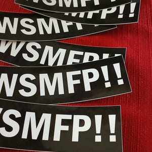 2 for 3.00 THE ORIGINAL Widespread Panic WSMFP stickers All Vinyl Always Free Shipping