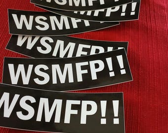 2 for 3.00 THE ORIGINAL Widespread Panic WSMFP stickers All Vinyl Always Free Shipping