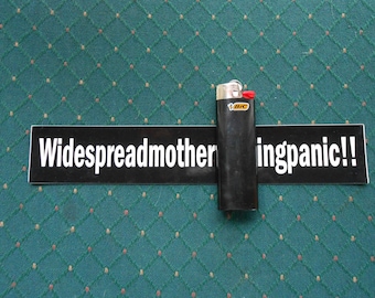 2 for 3.00 Widespread Panic "Widespreadmotherf***ngpanic!!" Stickers  ALWAYS FREE SHIPPING.