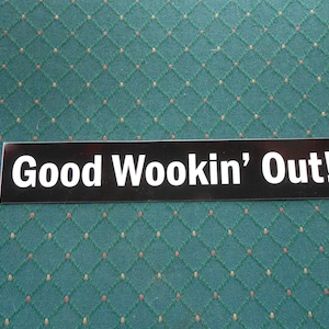 2 voor 3,00 Good Wookin' Out! Sticker Star Wars Phish GRATIS VERZENDING!