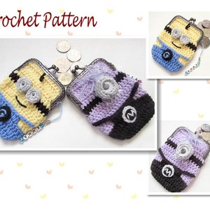 Crochet Pattern Science Character Coin Purse Girls Purse Boys Bag Character Purse Novelty Purse Animal Purse