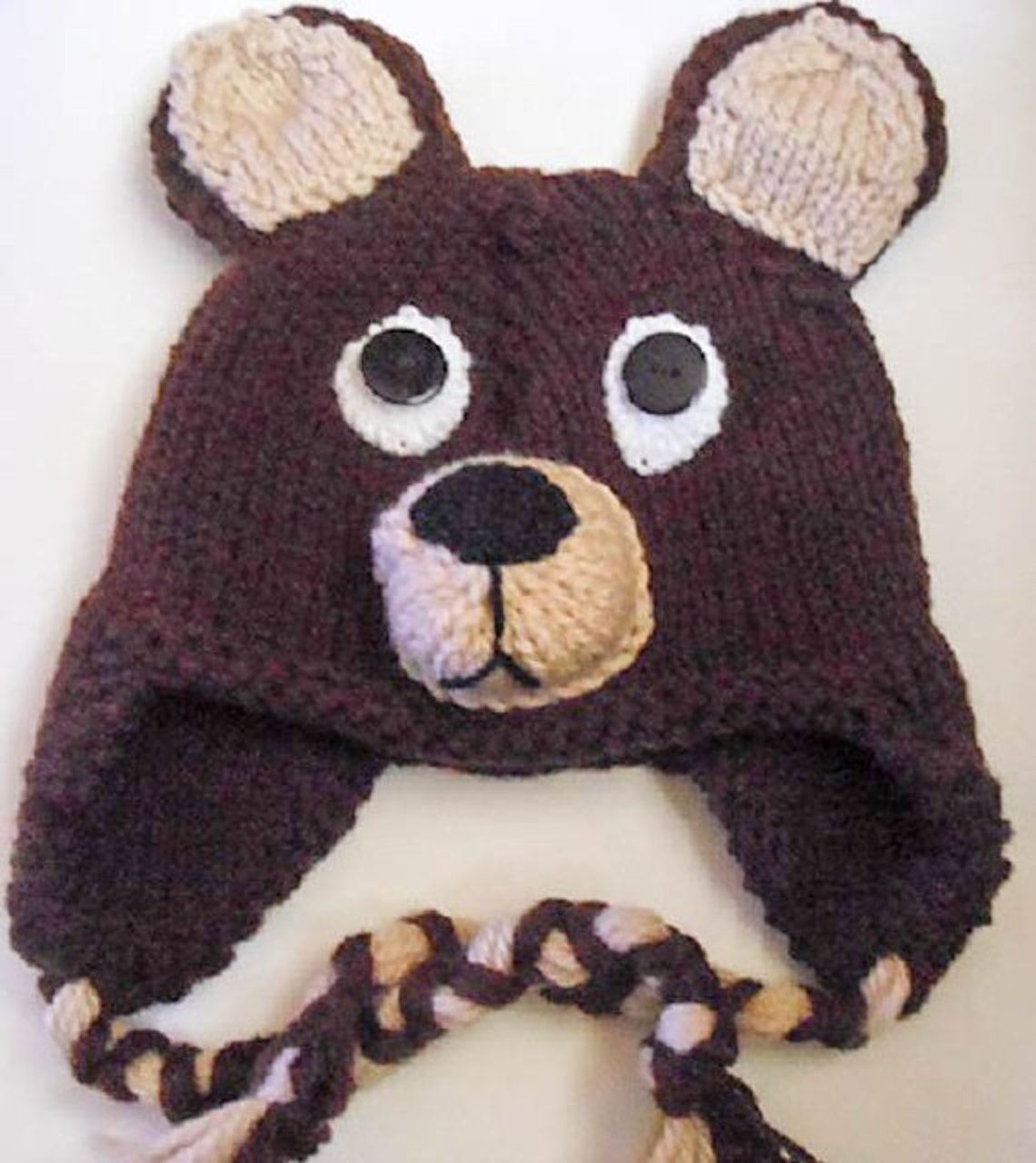 Knitting Pattern Teddy Bear Hat Animal Hat Character Hat Etsy