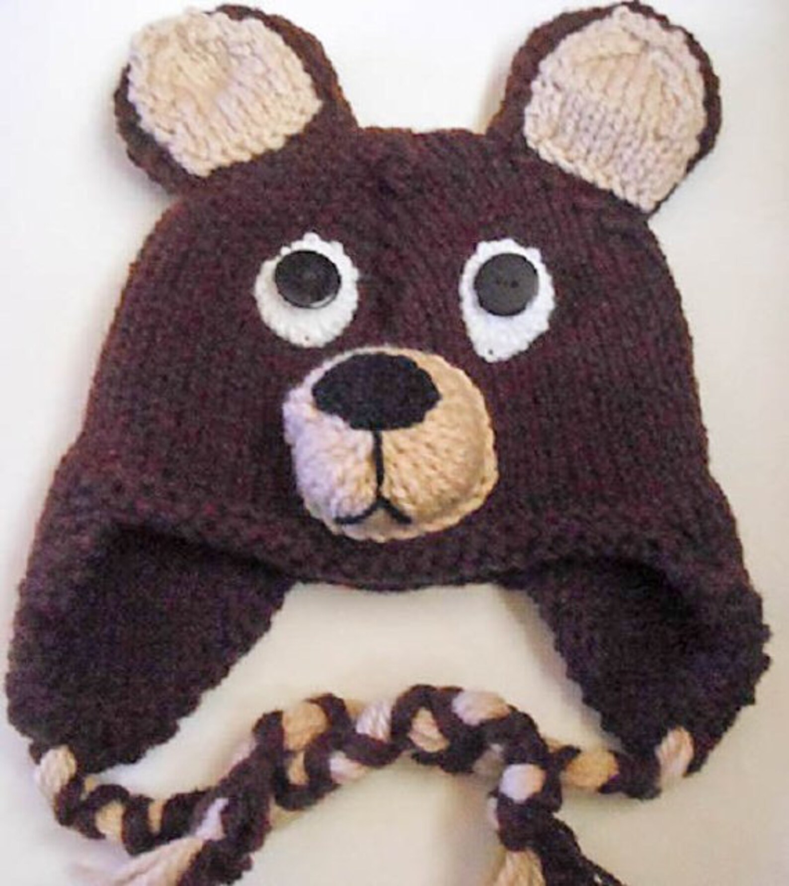 Knitting Pattern Teddy Bear Hat Animal Hat Character Hat | Etsy