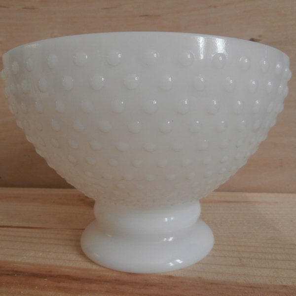 Milk Glass Hobnail Lamp Shade- CHARMING VINTAGE STYLE