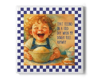 When My Dough Rises Ceramic Coaster | Baking Delight