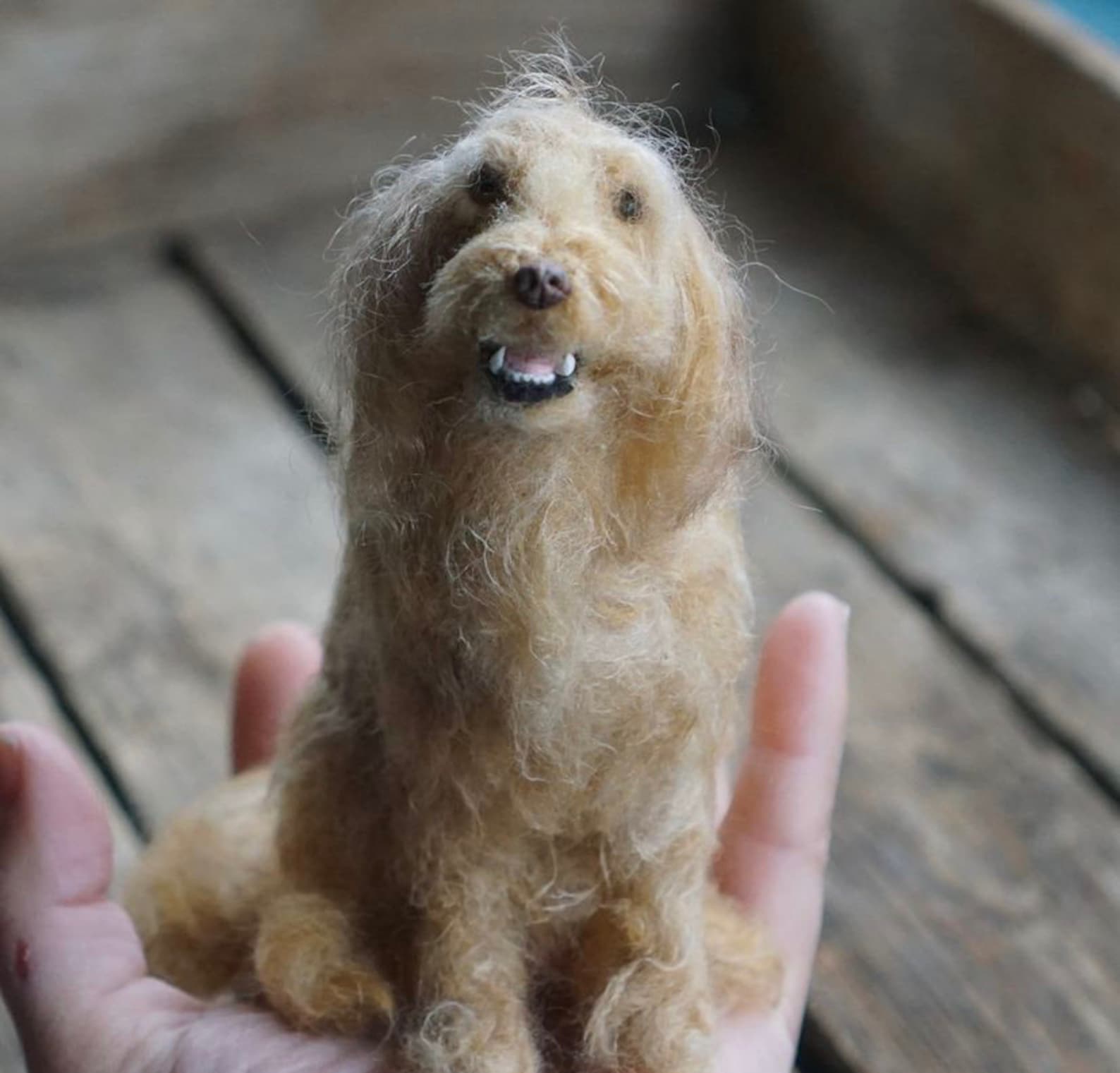 Custom Needle Felted Replica Pet Replica Needle Felted Dog Pet Etsy