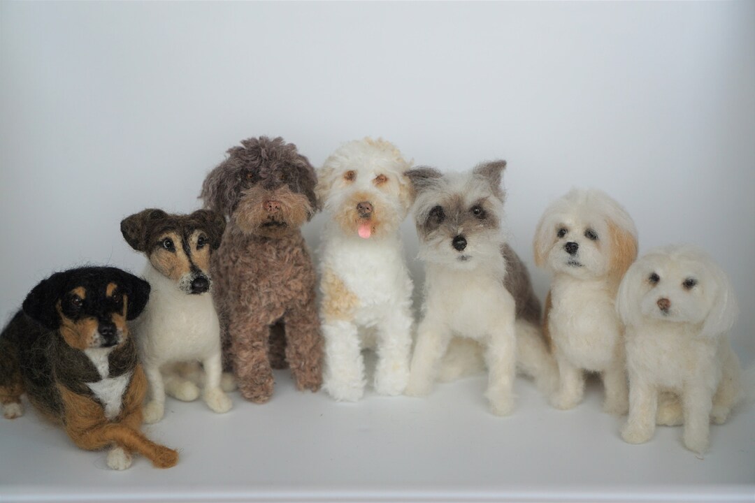 Felted Pets Custom Needle Felted Replica of Your Dog - Etsy