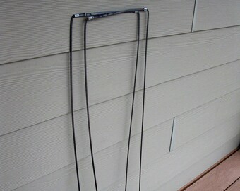 1950s PANTS STRETCHERS one Pair pant Creasers jean Stretchers metal  adjustable 34 Long picture Hangers poster Hanger 