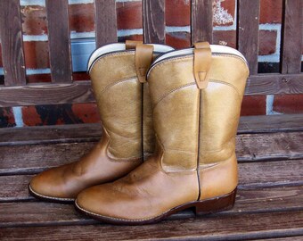 pull on tan boots
