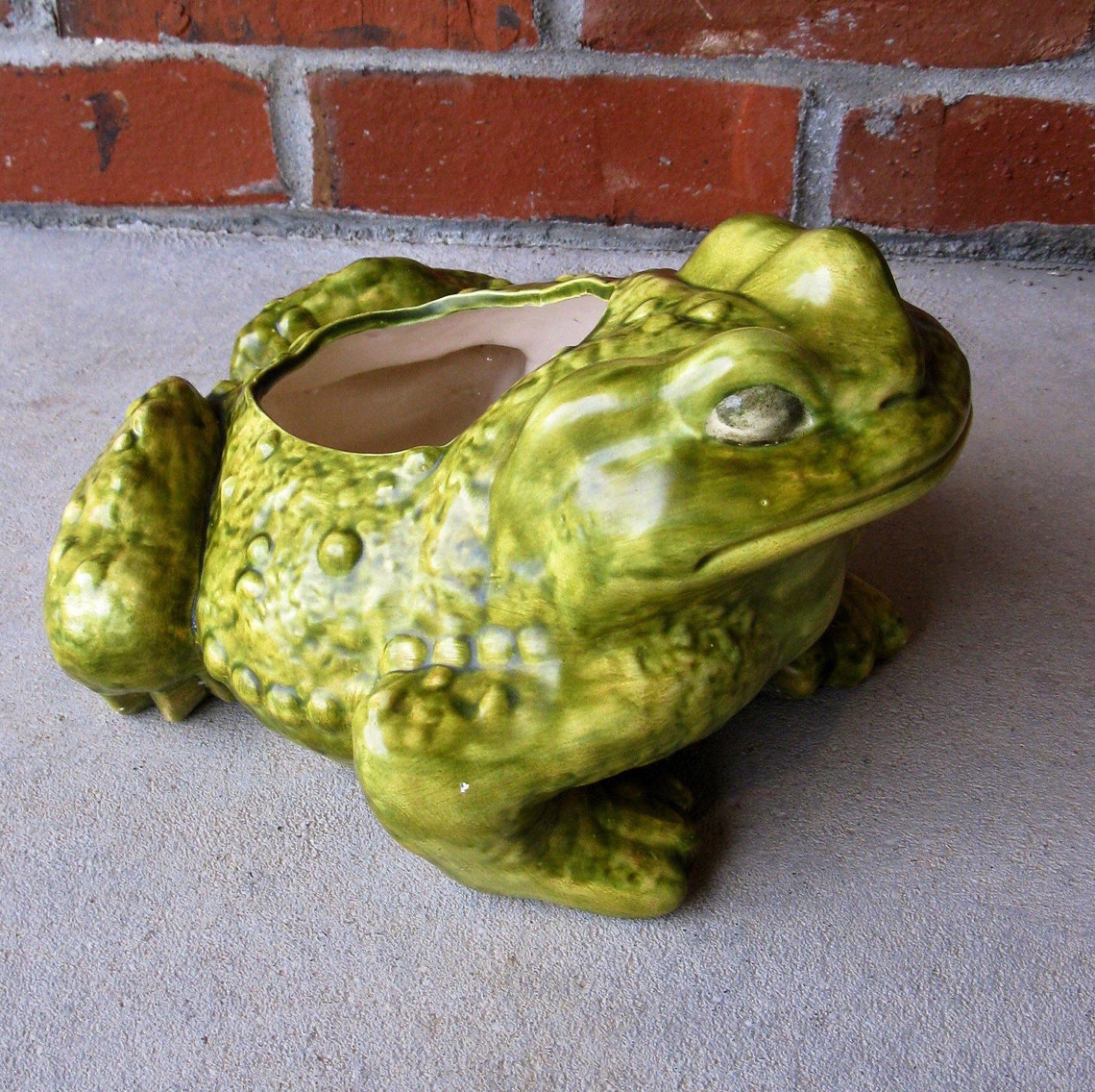 LARGE ceramic frog ceramic toad 11 L arnels ceramic | Etsy