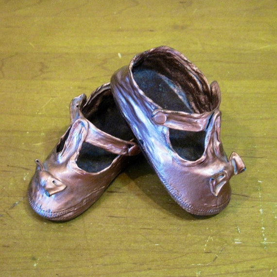 bronzed booties
