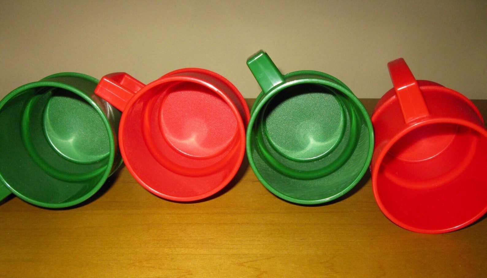 NEW OLD STOCK Tupperware Christmas Mugs With Coasters /lids Etsy