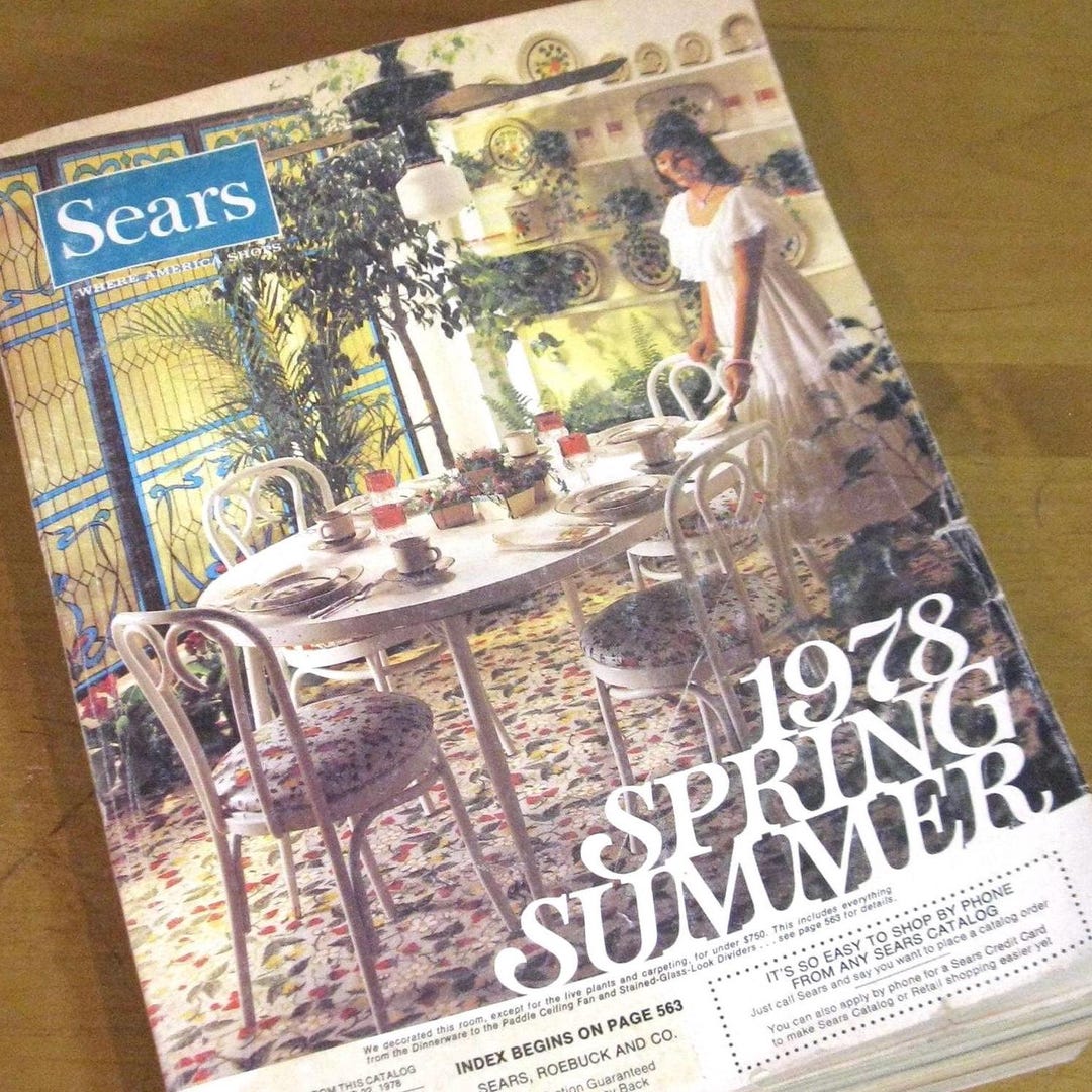 1978 Sears Catalog Spring Summer Catalog COMPLETE reference Guide 1427