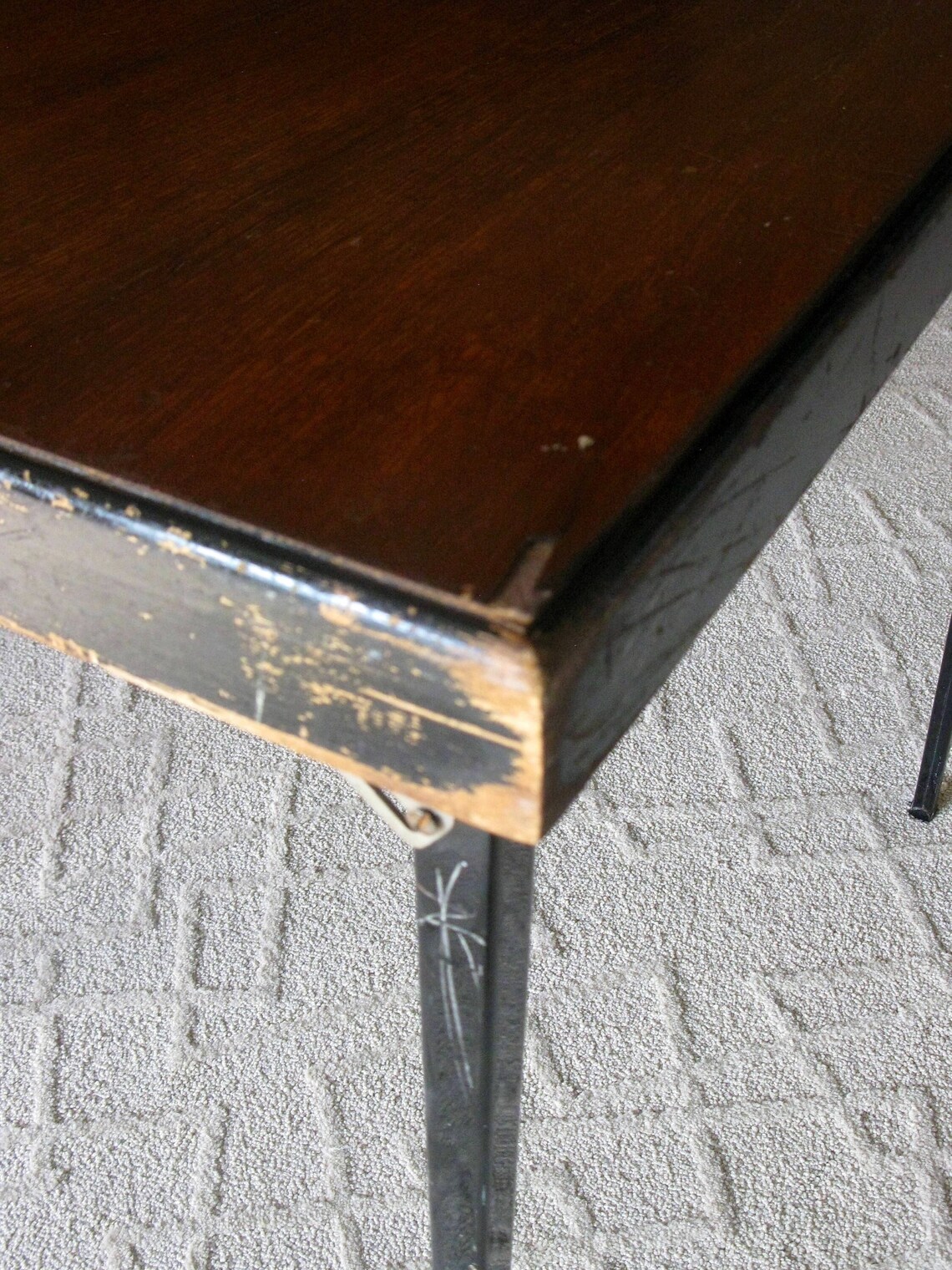 SINGER FEATHERWEIGHT Wood sewing table collapsible portable Etsy