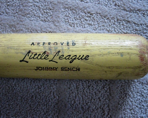 Johnny Bench Wood Little League Baseball Bat Hillerich Etsy