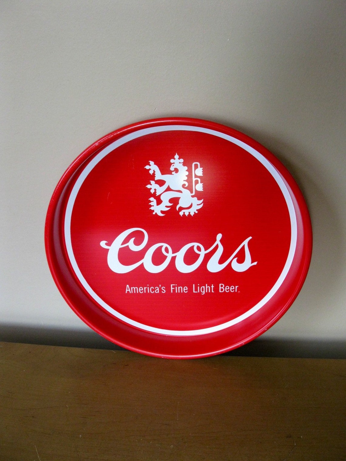COORS beer tray bar tray 13 metal beer tray Adolph Etsy