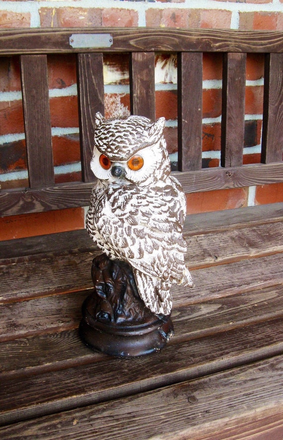 Cement Owl Vintage Garden Statue Decor Door Stop Canada Cement Owl Vintage Garden Statue, Owl Garden Decor Canada