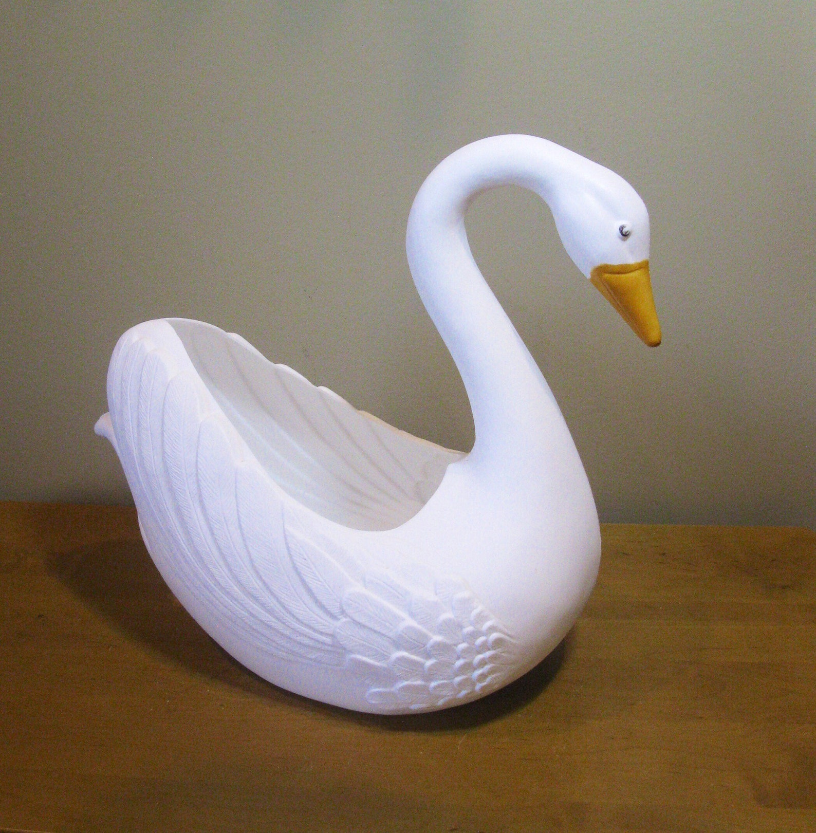 XL 18 UNION PRODUCTS Swan goose planter 1987 blow mold | Etsy