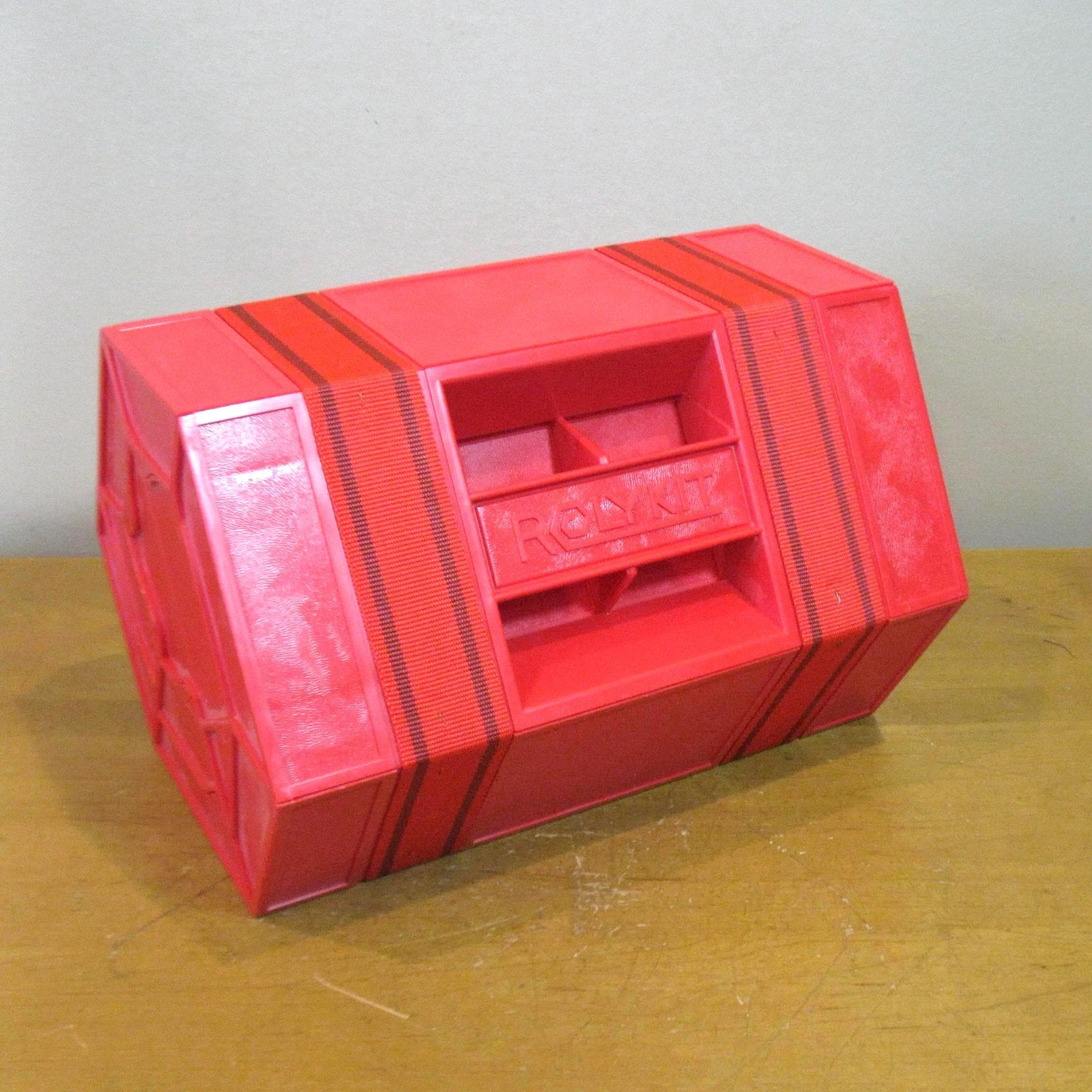 ROLY KIT -roll up Toolbox CHERRY Red - Storage Box -adjustable