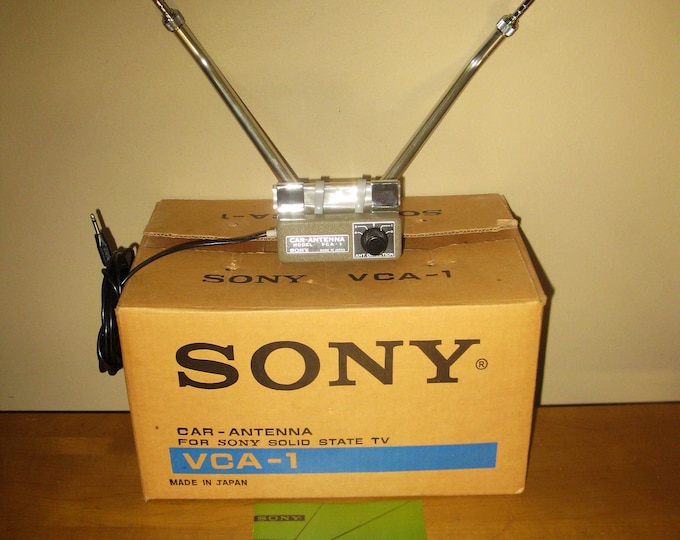 Reserved---mid Century Sony VCA-1 Car TV Antenna- Original Box ...