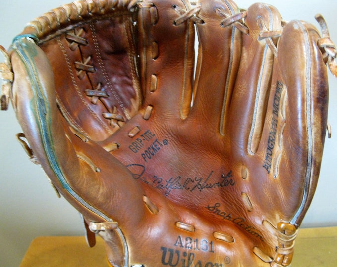 Jim Catfish Hunter Ball Glove Wilson Model A2161 NY Yankees HOF Right