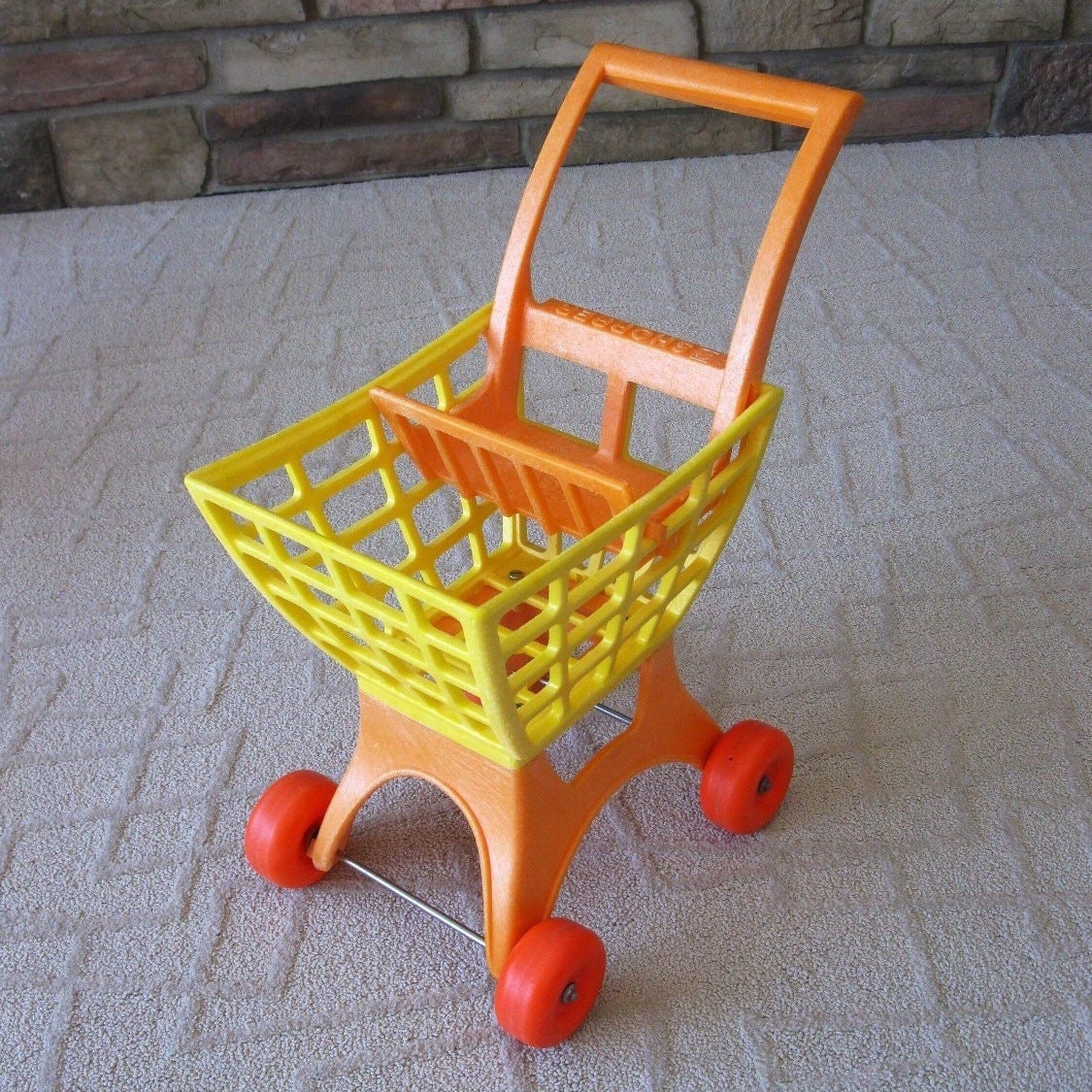 Vintage TUFF STUFF Kids Shopping Cart 1970s 80s mattel Toy