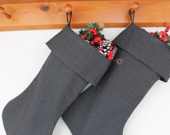 Medias de franela con estampado de pata de gallo