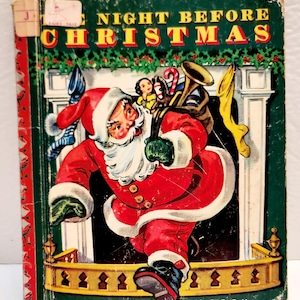 Little Golden Vintage &quot;The Night Before Christmas&quot; Children&#39;s Book, 1st Edition, 1949 -&#39; #B3666