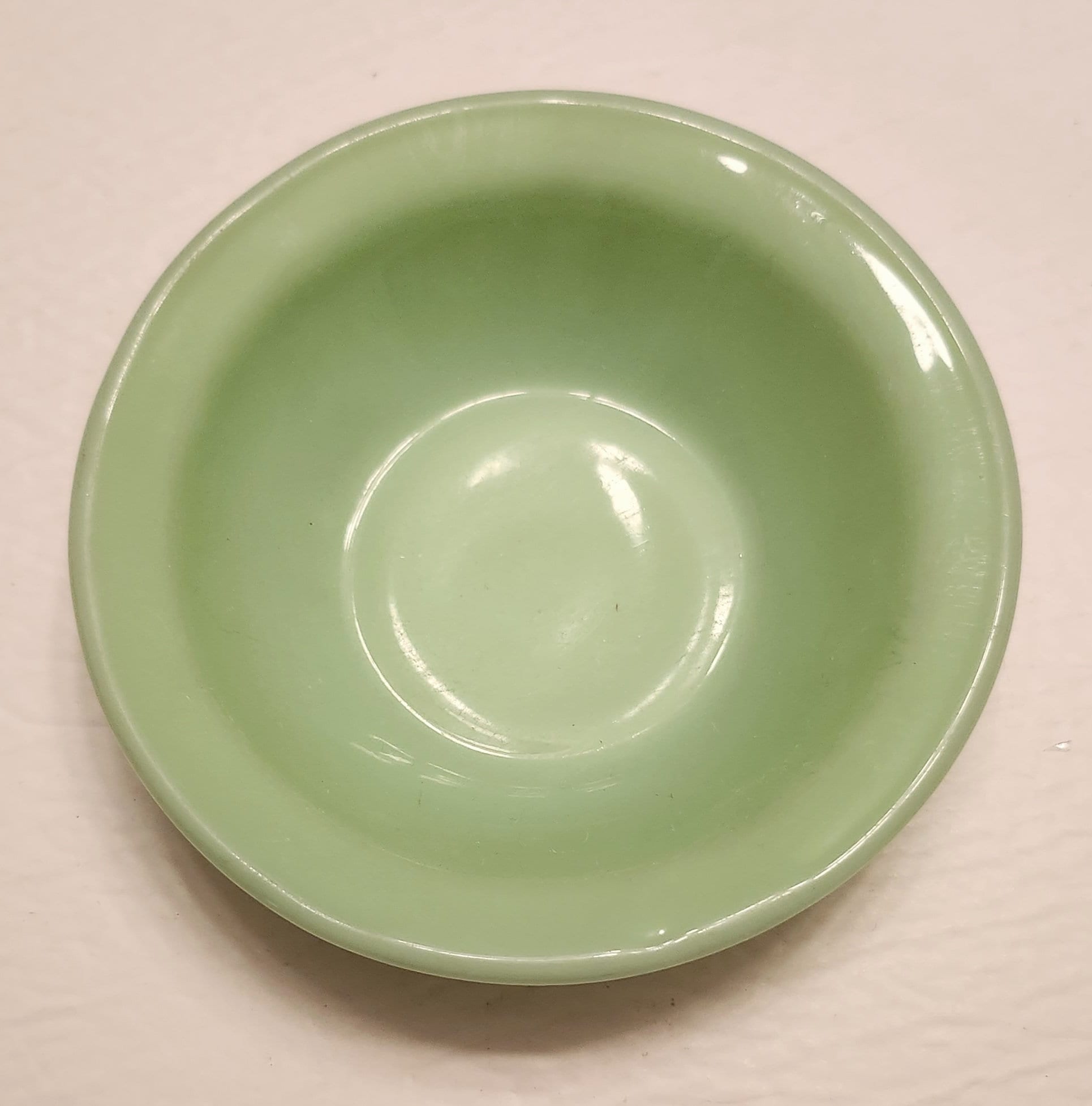 Vintage Fire King Jadite Restaurant Ware Soup Bowl -- #25756 Vintage Fire King Jadite Restaurant Ware Soup Bowl -- #25756