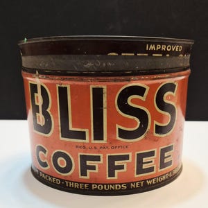 3 Lb Coffee Tin - Etsy