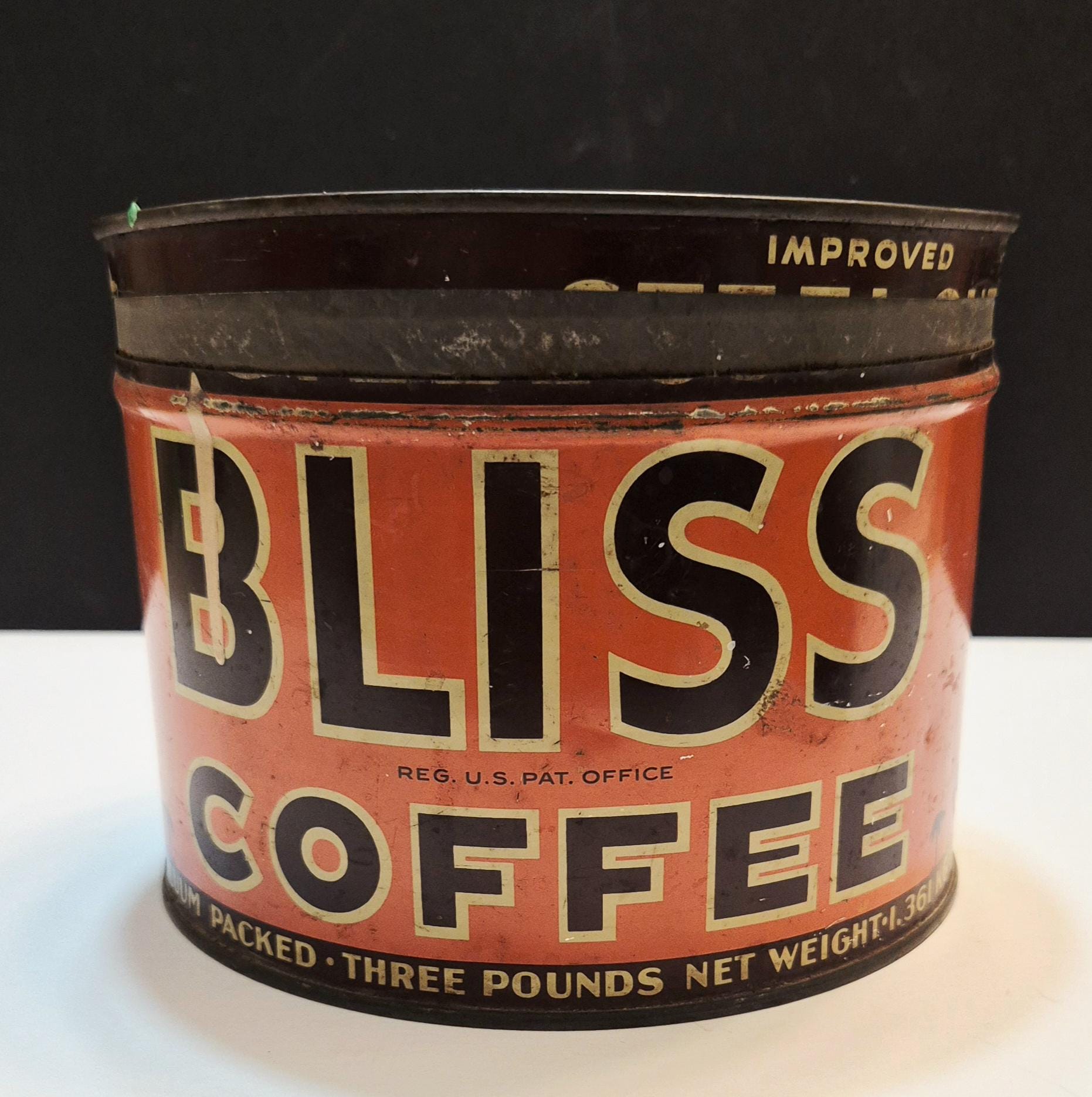 3 Lb Coffee Tin - Etsy