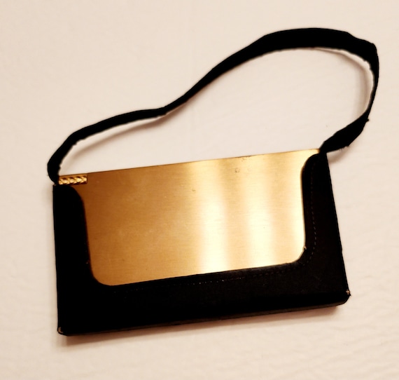 Vintage Volupte Unused Compact Purse With Black Handle Carrier 1950 s 27522 Etsy