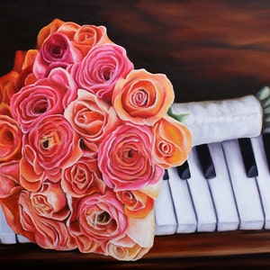 Custom Painting of your bridal bouquet by Anna Keay image 3