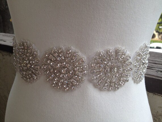 Circle Bridal Sash Wedding Sash,wedding Belt Sash , Best  display picture 3