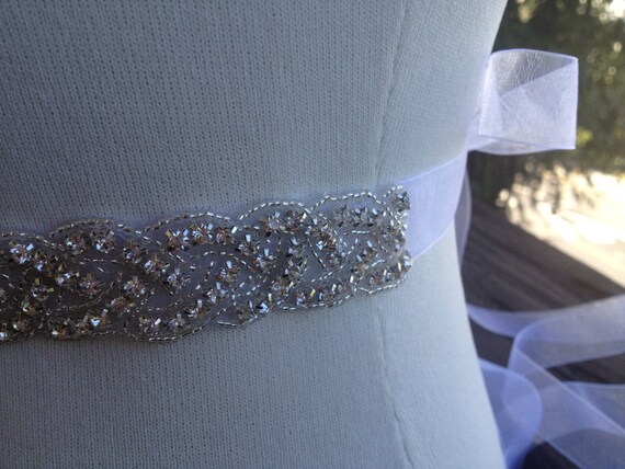 Sheer Ribbon Wedding Belt Sash,bridal Sash,best Seller Sash  display picture 1