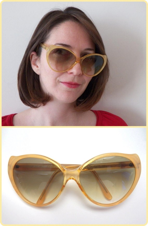 70s Sunglasses, Sunglasses Women Paris, Honey Colo