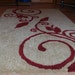 RUG Elegant Floral Scroll Rug - Etsy