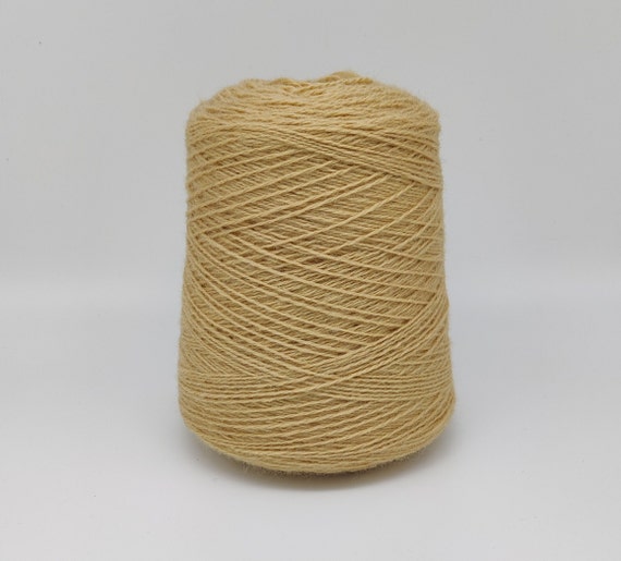 Rug Tufting Yarn, 100% Wool Yarn on Cone for Rug Making, 1/2lb