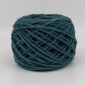 Dark Moss #26 Wool Rug Yarn 100% New Zealand Wool Ready for Use ~ 3 Ply Thick, Optional weight -1 oz., 2 oz., 4 oz. or 1 lbs.