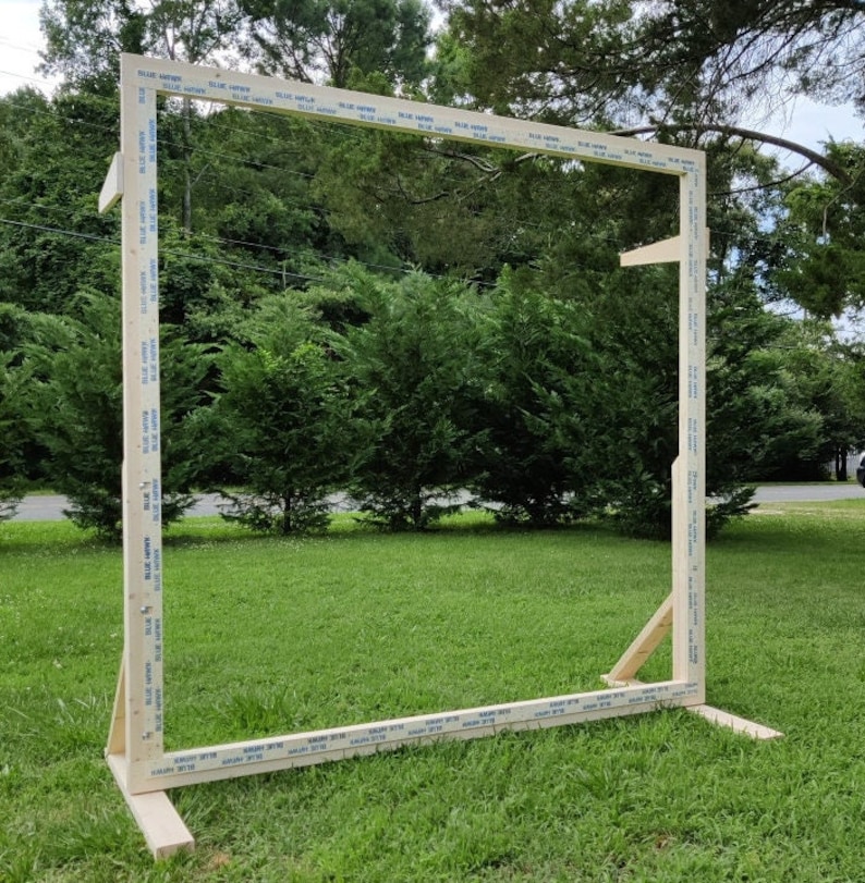 Wooden Free Standing Frame for Rug Tufting Pine Strong and Stable, Two ...