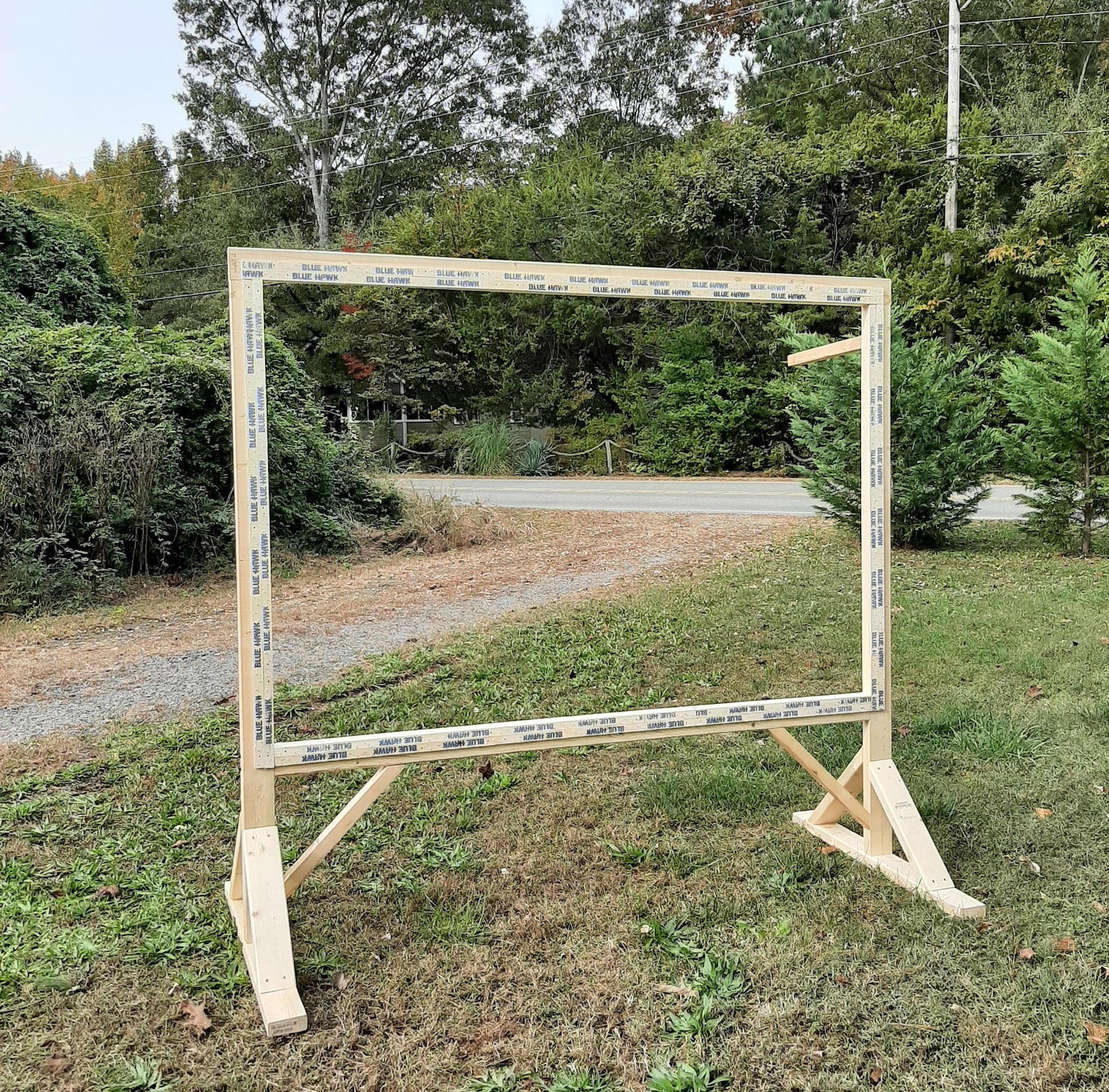 Wooden Free-standing Frame for Rug Tufting Pine Strong and Stable, Two ...