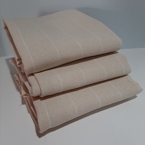 Monks Cloth for rug hooking, punch needle, tufting, 100% Premium quality Organic Cotton, 5 feet (60 &quot;) by the yard