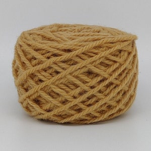 Reddish Beige #71 Wool Rug Yarn 100% Wool 1/8 lb. Ready for Use 3 Ply Thick
