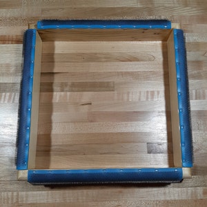 Kuksam - 12''x12'' Punch Needle Frame / Gripper Strip Frame Rug hooking  Frame Embroidery Frame, Fabrics Holder, Cross Stitch Square Hoop -  (30cmx30cm)