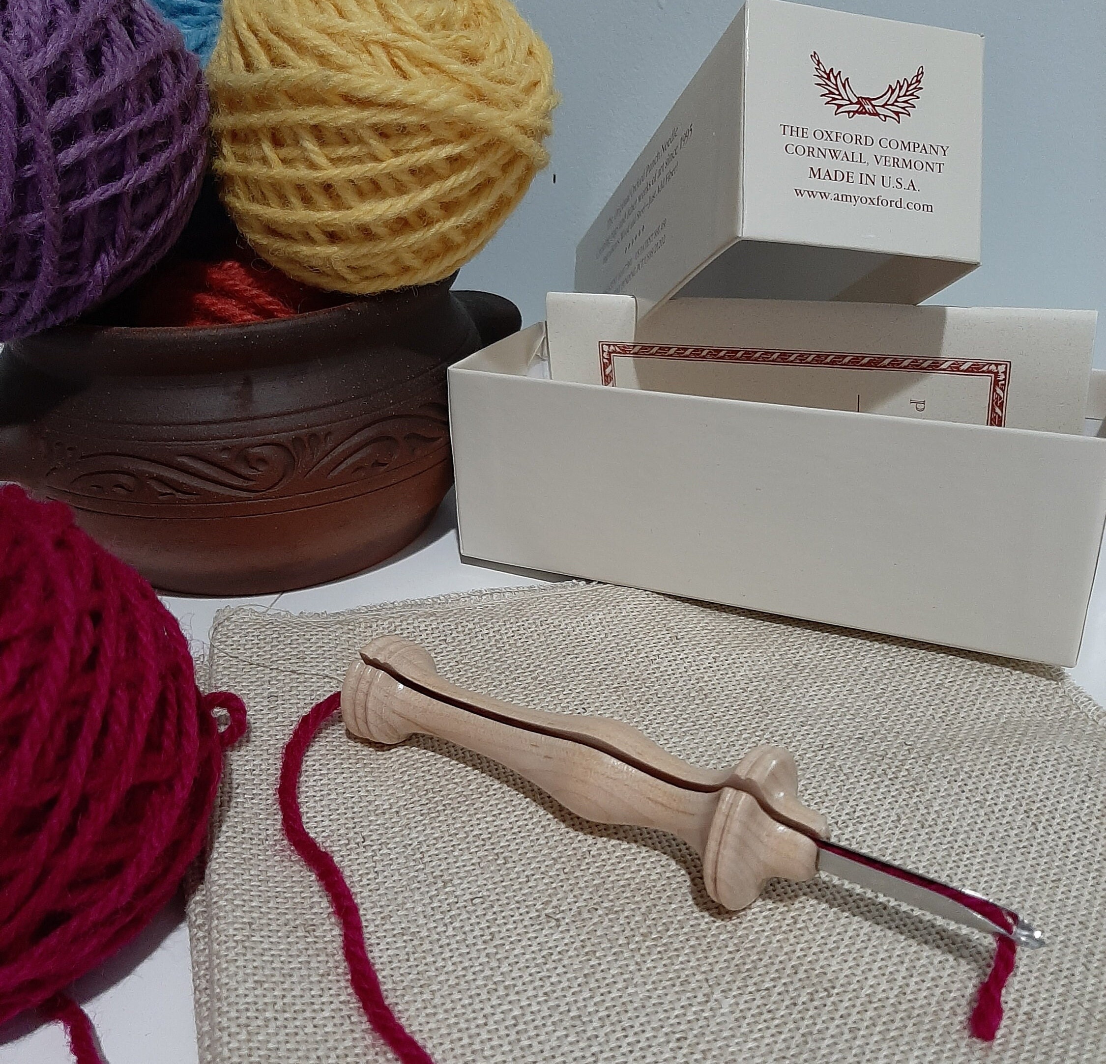 Punch Needle Kit for Beginners / Oxford Punch Needle With Yarn, Pattern &  Accessories / Rug Hooking Starter Kit / DIY Kit / Christmas Gift 