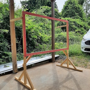 Wooden Free Standing Frame for Rug Tufting Pine Strong and Stable With Two  Rows of Tack Strips Ready to Use 48x72 Inner Size 
