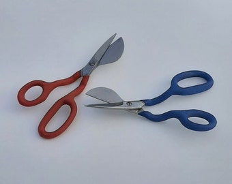 Duckbill Scissors for Trimming the Pile and Edges of Handmade Rugs, 7"