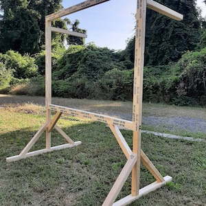 Wooden Free Standing Frame for Rug Tufting Pine Strong and Stable With Two  Rows of Tack Strips Ready to Use Free Shipping 