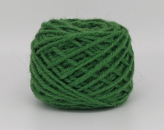 NEW!   #125 Lawn Grass Wool Rug Yarn 100% New Zealand Wool Ready for Use ~ 3 Ply Thick, Optional weight -2 oz., 4 oz. or 1 lbs.