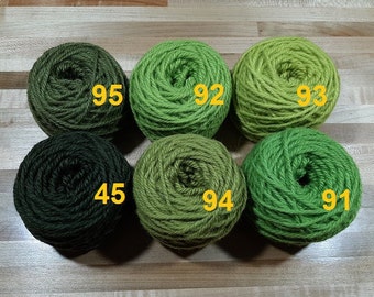 9+ Green Yarn Colors